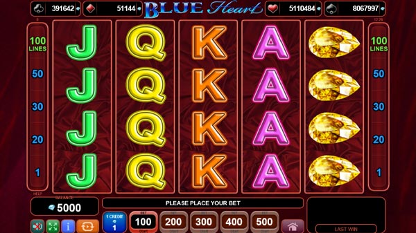 Blue Heart Slot Free