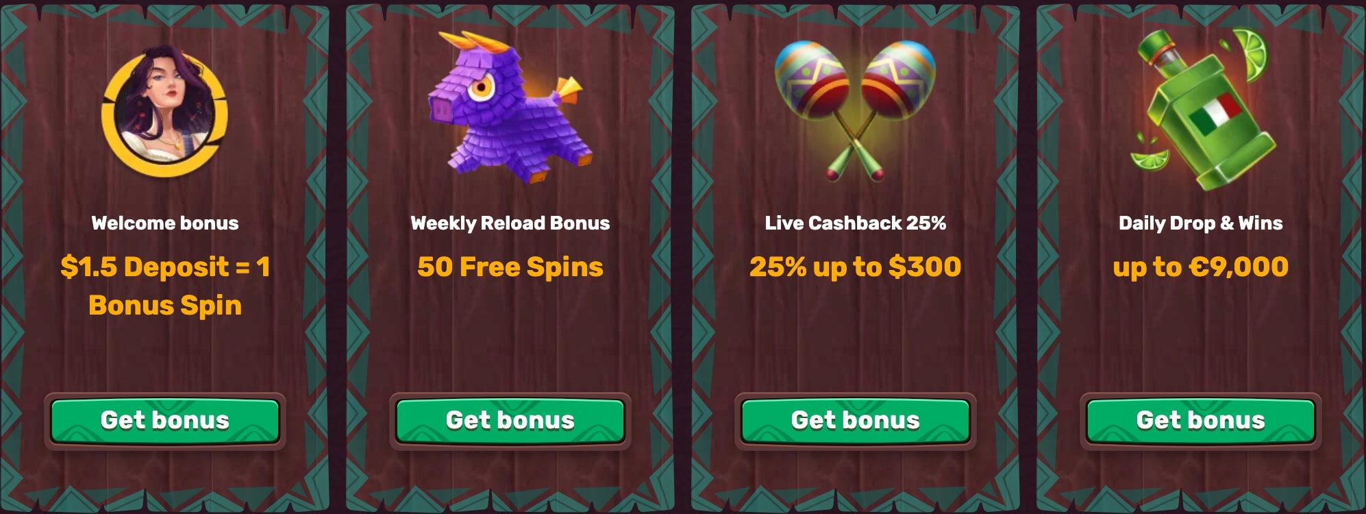 Promotions 5 Gringos casino