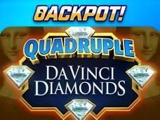 Quadruple Da Vinci Diamonds Jackpot