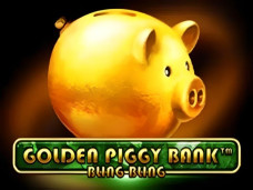 Golden Piggy Bank Bling Bling